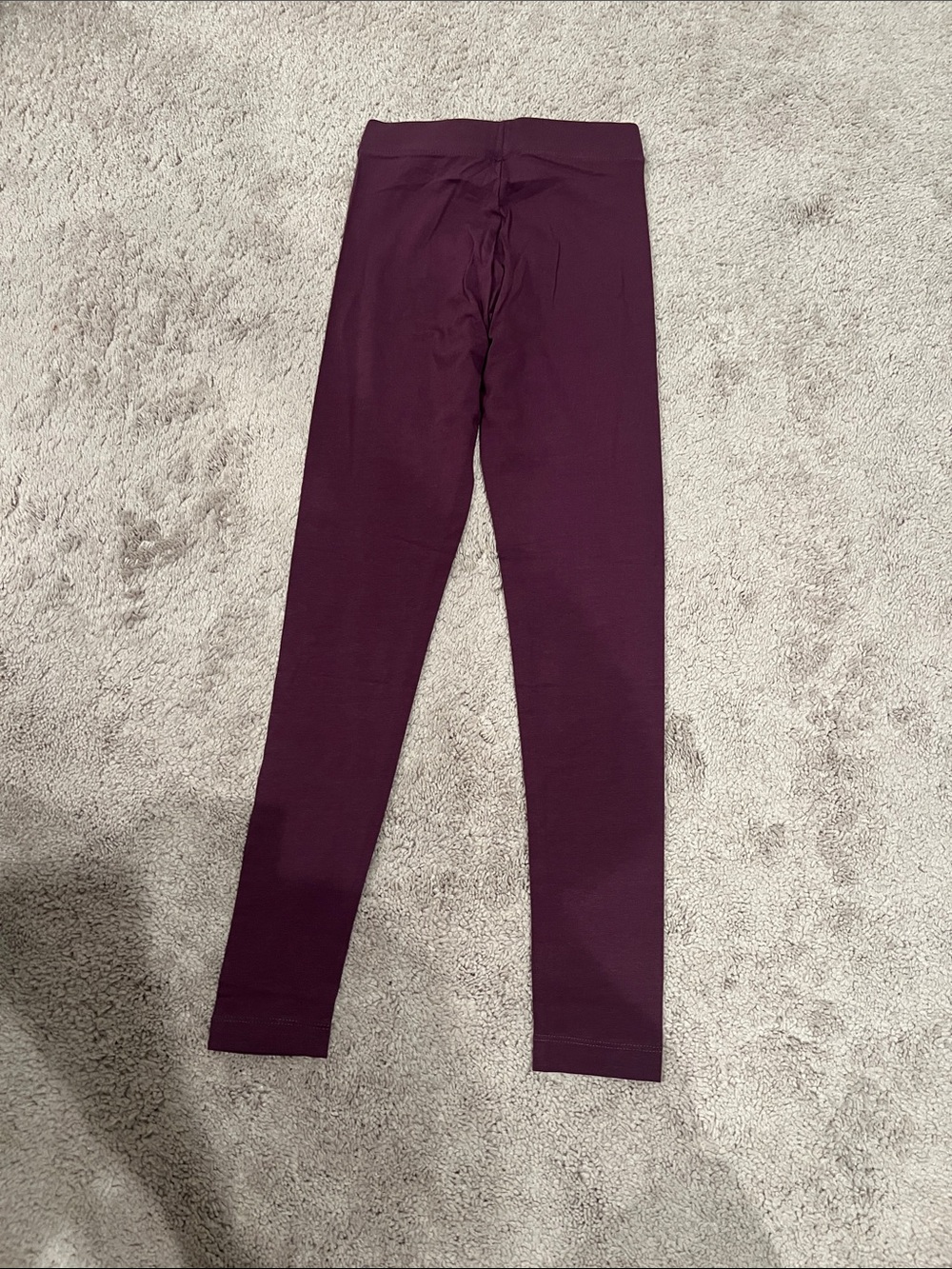 Zara Girls' Plum Stretch Leggings